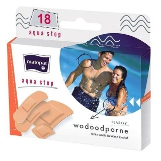 A set of Aqua Stop waterproof plasters 18 pieces