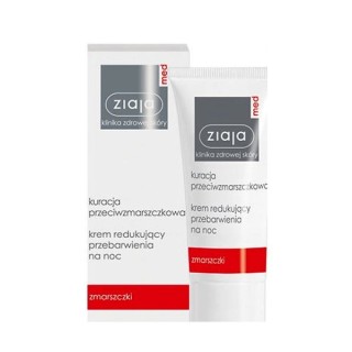 Ziaja Med Anti-wrinkle treatment Face cream reducing discoloration for the night 50 ml