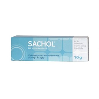 Sachol dental gel for use in the mouth for gums 10 g