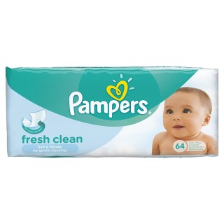Pampers Fresh Clean vochtige doekjes 52 stuks