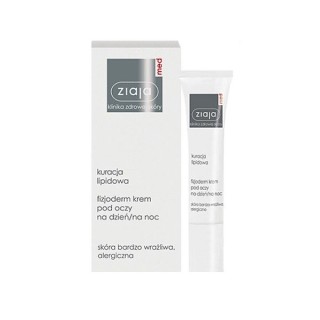 Ziaja Med Lipid treatment fysioderm oogcrème voor de gevoelige huid dag en nacht 15 ml