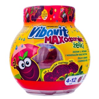 Vibovit Max weerstand Vlierbessengelei 50 stuks