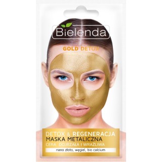 Bielenda GOLD DETOX Детоксикуюча маска для зрілої та чутливої шкіри 8 г
