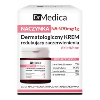 Bielenda Dr Medica Capillaries Дерматологічний крем для зменшення почервоніння день/ніч 50 мл