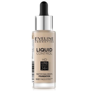 Eveline Liquid Control Podkład w Droperze /005/ Ivory 32 ml