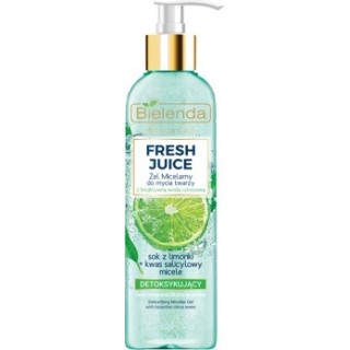 Bielenda FRESH JUICE detoxifying micellar face wash gel Limonka 190 g