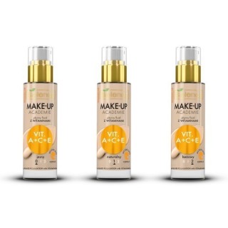 Bielenda MAKE-UP AKADEMIE Рідкий флюїд з вітамінами А + С + Е натуральний відтінок 30 мл