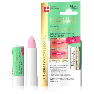 Eveline Lip Therapy SOS EXPERT rose color regenererende lippenbalsem 4 g