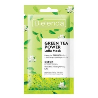 Bielenda GREEN TEA POWER 2в1 детоксикуюча маска для обличчя 8 г