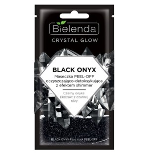Очищаюча та детоксикуюча маска для обличчя Bielenda Crystal Glow Black Onyx Peel-Off 8 г