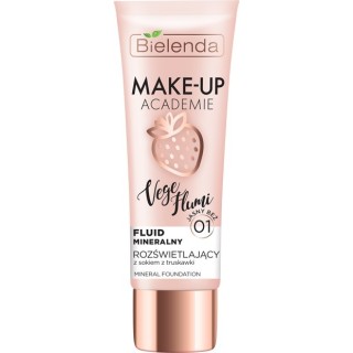 Bielenda MAKE-UP AKADEMIE VEGE FLUMI Освітлююча мінеральна основа - світло-бежевий 30 г