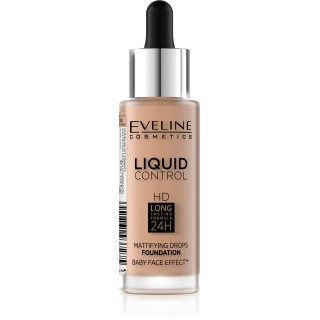 Eveline Liquid Control Foundation in Dropper /040/ Warm Beige 32 мл