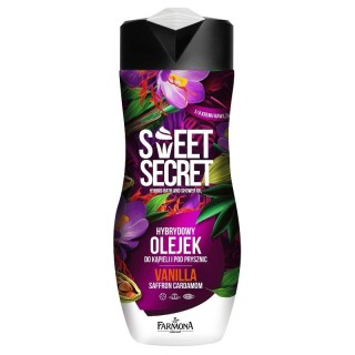 Farmona Sweet Secret Hybrid bath and shower oil with 1/4 moisturizing cream vanilla saffron cardamom 300 m