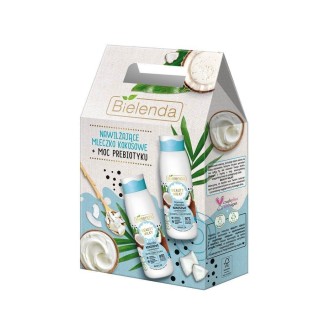 BIELENDA GIFT Beauty Milky Coconut Body Milk 400 ml + Coconut Bath Milk 400 ml