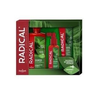 Farmona Set Radical Versterking 3 elementen Haarshampoo 400 ml + Haarconditioner 100 ml + Serum 100
