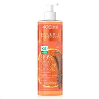 Зігріваючий крем-гель для тіла Eveline 99% Natural Orange 400 мл