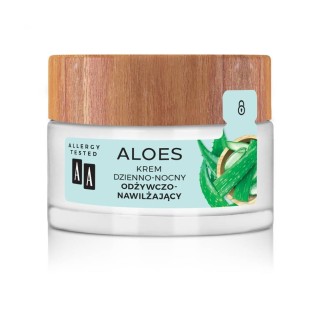 AA Aloes 100% aloe vera extract Krem do twarzy dzienno-nocny odżywczo-nawilżający 50 ml
