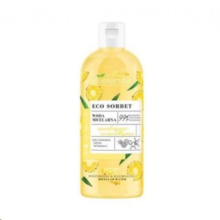 Bielenda ECO SORBET Moisturizing and brightening micellar water Pineapple 500 ml