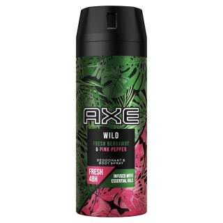 Axe Wild Fresh Bergamot & Pink Pepper deodorant spray 150 ml