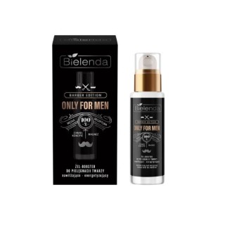 Bielenda ONLY FOR MEN BARBER EDITION Moisturizing and energizing face gel-booster for men 30 ml