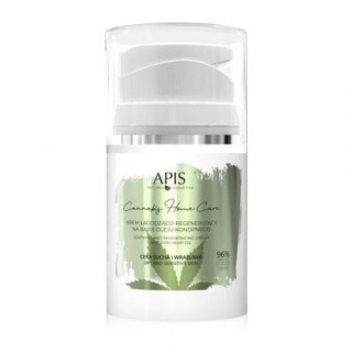 Apis Cannabis Home Care Soothing and regenerating face cream based on hemp oil 50 ml