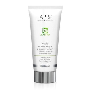 Apis Acne - Stop reinigend masker met groene thee en Dode Zee modder 200 ml