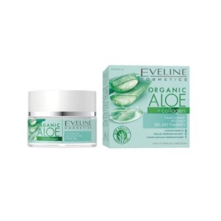 Eveline Organic Aloe nawilżająco-matujący Krem-żel do twarzy 50 ml