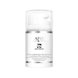 Apis Men Terapis Krem wygładzający dla mężczyzn z minerałami z Morza Martwego 50 ml Apis Men Terapis Krem wygładzający dla mężczyzn z minerałami z Morza Martwego 50 ml