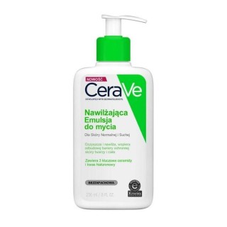 Cerave зволожуюча очищаюча емульсія для нормальної та сухої шкіри 473 мл