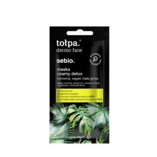 Tołpa Dermo Face Sebio. Маска для обличчя Black Detox 8 мл