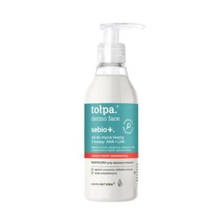 Tołpa Dermo Face Sebio+. Гель для вмивання з 2 кислотами: AHA + LHA