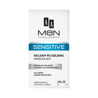 AA Men Sensitive Зволожуючий бальзам після гоління