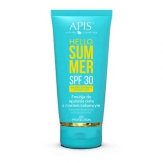 Apis Hello Summer SPF30 Emulsja do opalania ciała z masłem kakaowym