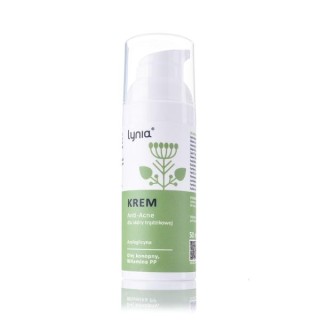 Lynia Anti-Acne Cream with azeloglycine 4% and hemp oil for acne skin Lynia Anti-Acne Cream with azeloglycine 4% and hemp oil for acne skin