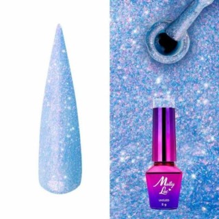 MollyLac /592/ Mermaid Whispers Hybride Nagellak Blue Amber 5 ml