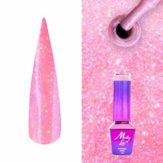 MollyLac /594/ Mermaid Whispers Hybrid Nail Polish Siren Lips 5 мл