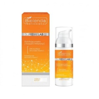 Bielenda Professional SUPREMELAB Energy Boost Face Mask with Acids and Vitamin C