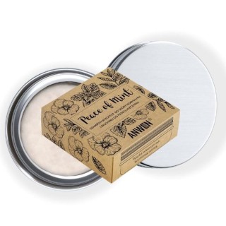 Anwen Peace Of Mint Shampoo bar для нормальної та жирної шкіри 75 г + багаторазова банка