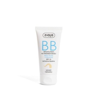 Ziaja BB aktywny Krem do twarzy na niedoskonałości do skóry tłustej i mieszanej SPF15 odcień naturalny 50 ml