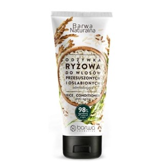 Кондиціонер для волосся Barwa Naturalna Rejuvenating Rice в тюбику 200 мл