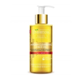 Bielenda Argan Cleaning рафінована арганова олія для очищення та вмивання обличчя з Pro Retinol 140 мл