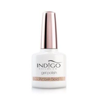 Гібридний лак Indigo Amber Gold 7 мл
