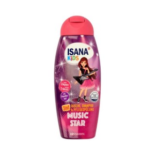 Дитячий гель, шампунь і кондиціонер для волосся Isana Kids 3в1 Magic Star 300 мл