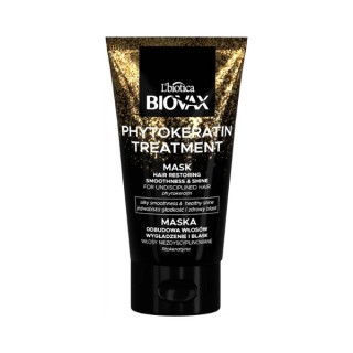 Biovax Phyto Keratin intensywnie odbudowująca Maseczka do włosów po keratynowym prostowaniu 150 ml