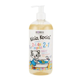 М'який гель для вмивання 2в1 Momme Mother & Baby Natural Care Kitty Kocia 500 мл