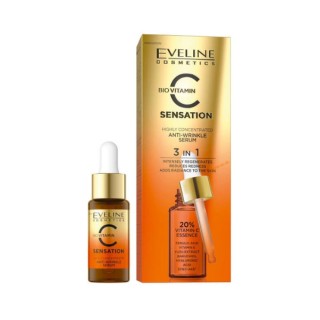 Eveline C Sensation Serum для обличчя проти зморшок 20% Вітамін С 18 мл