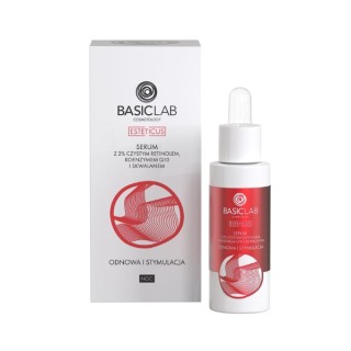 Serum для обличчя BasicLab Esteticus з чистим ретинолом 2% 30 мл