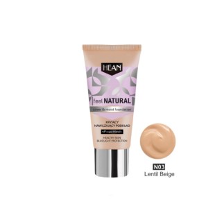 Hean Feel Natural Покриваюча та зволожуюча основа /03/ Lentil Beige 30 мл