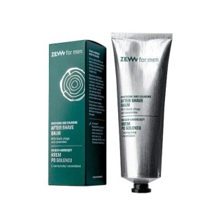 Zew for Men soothing and soothing Aftershave cream for men with Black Huba and Ceramides 80 ml