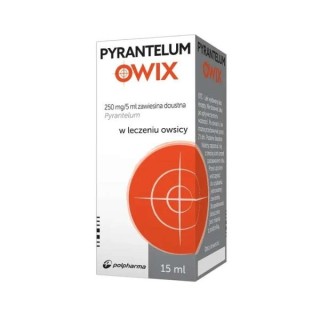 Pyrantelum Owix суспензія для прийому всередину для лікування ентериту 15 мл